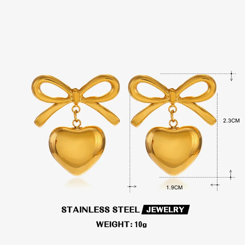 Boucles d'oreilles Petit Cœur