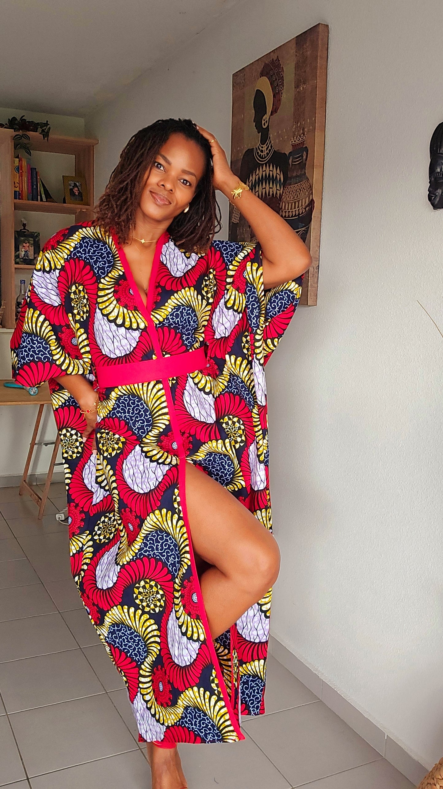 Robe Chantabaya rouge
