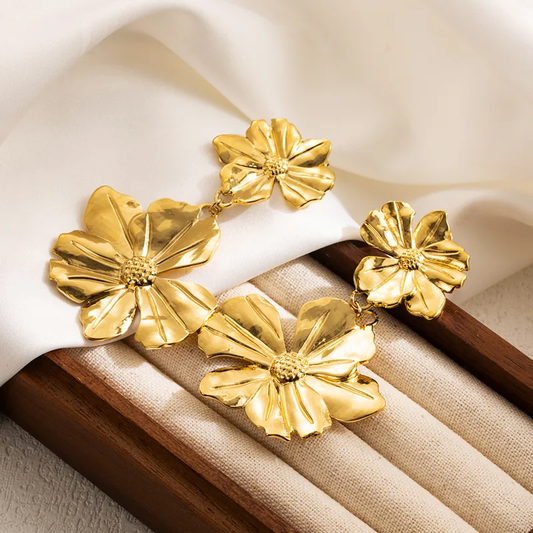 Boucles d'oreilles Fleurine