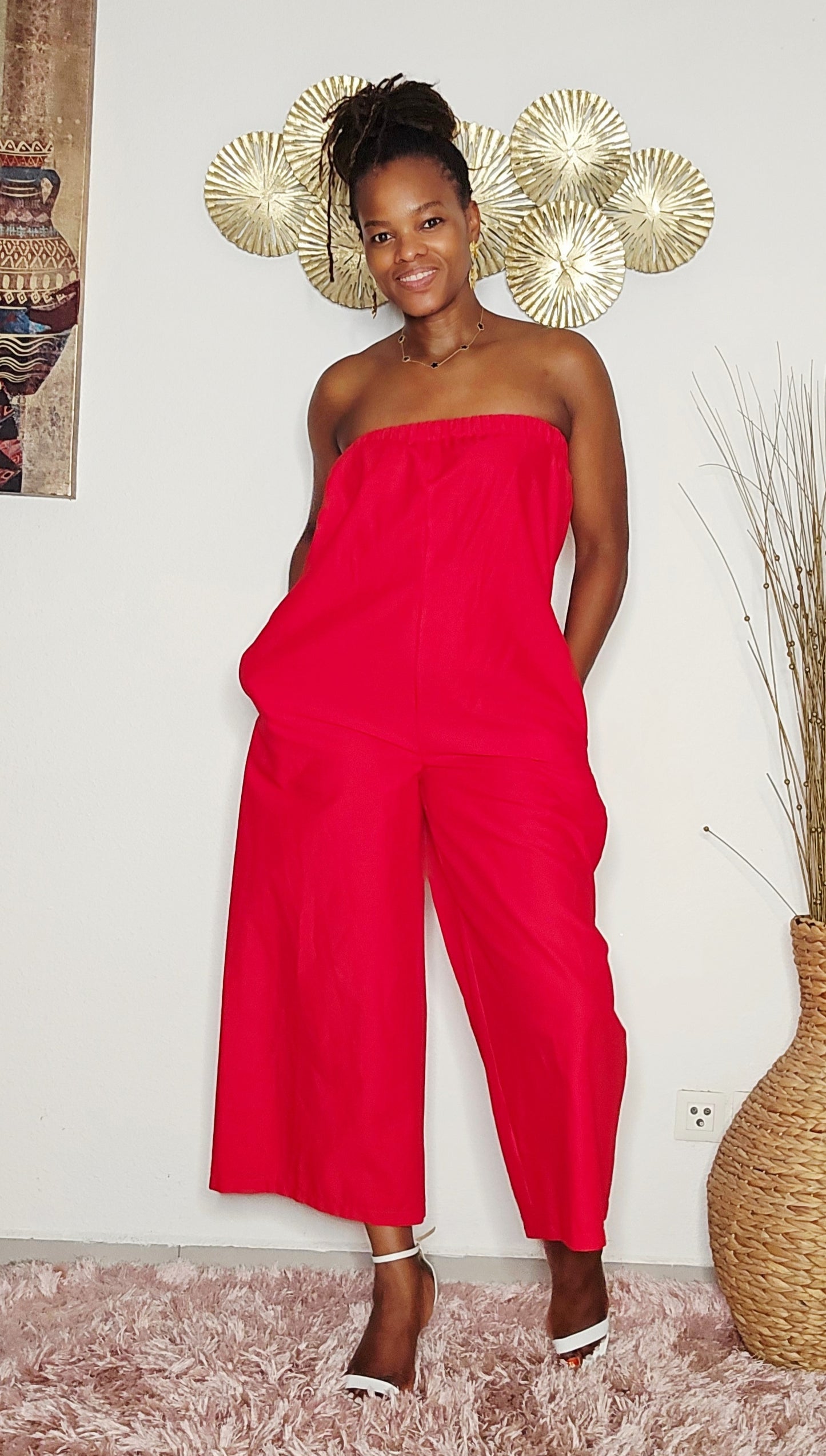 Combi Charlotte rouge