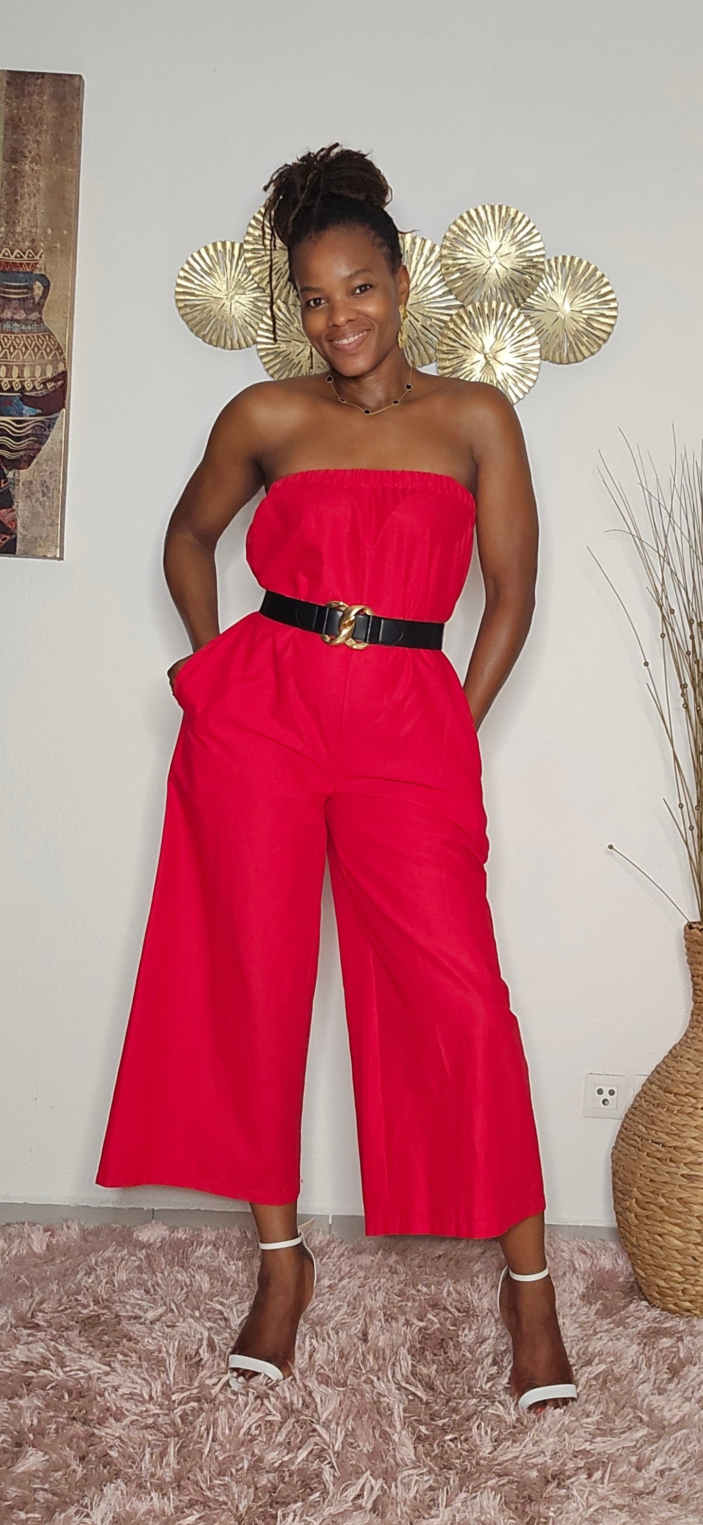 Combi Charlotte rouge